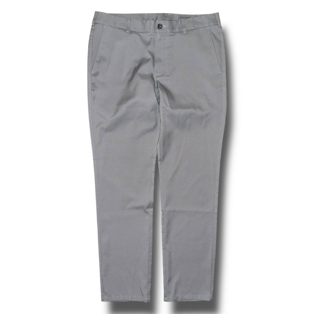 MIZZEN MAIN Pant 34x32 Baron Trim-Fit Tapered-Leg Performance Stretch Golf Chino